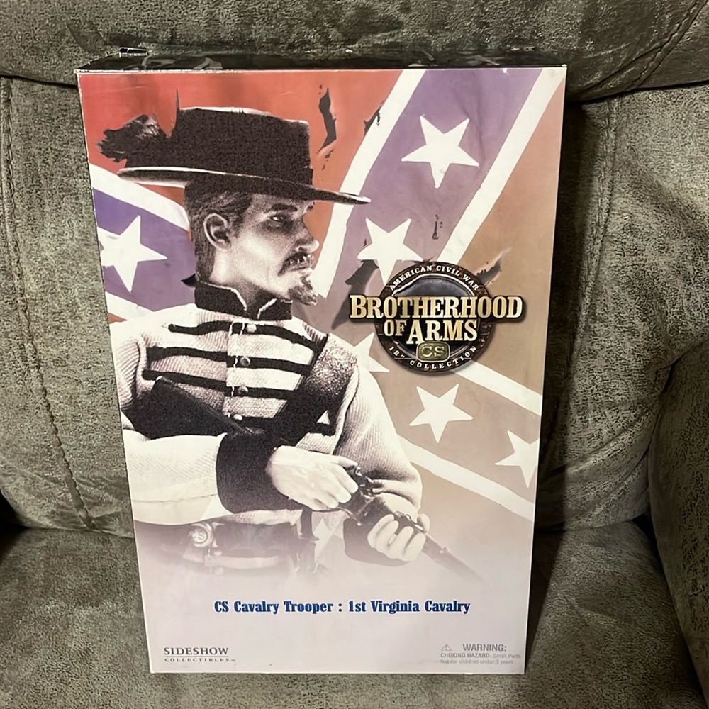 NIB Sideshow Brotherhood of Arms CS Calvary Trooper 1st VA Calv 12 inch figure